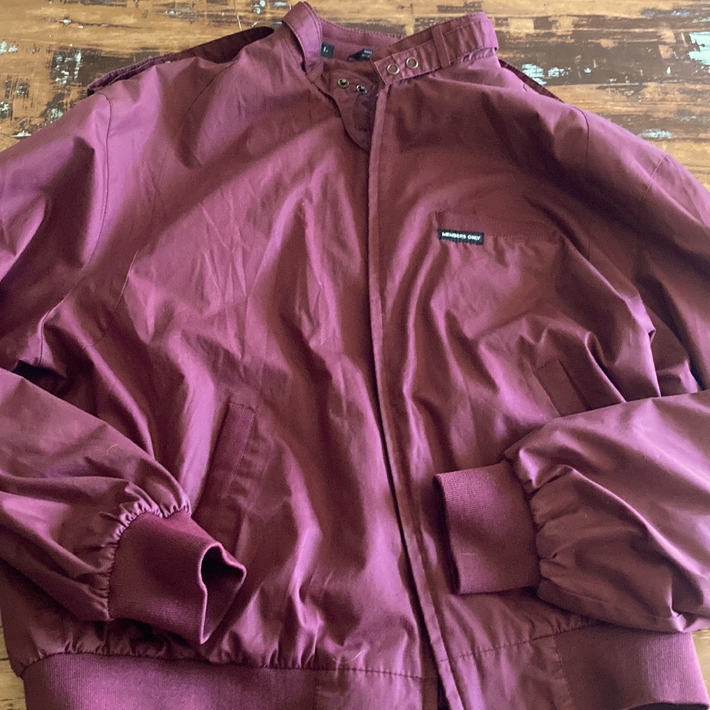 GUC Vintage Members Only Jacket men’s large - Picture 6 of 13